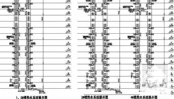 高档7层住宅楼太阳能联合热泵系统集中供热水CAD施工图纸（电气） - 4