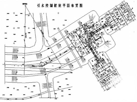 堤防引水涵闸CAD施工图纸（总） - 1