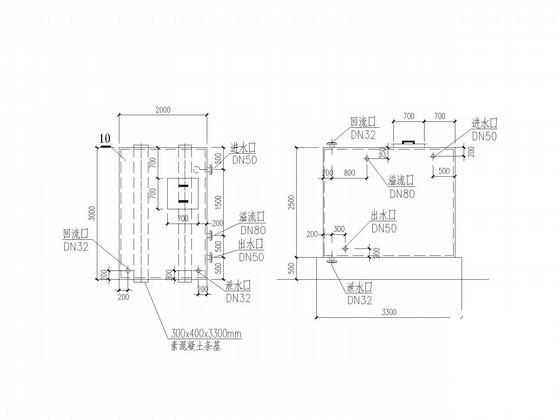 商业地下锅炉空调通风排烟系统CAD施工图纸（内设燃气锅炉及热交换器） - 4