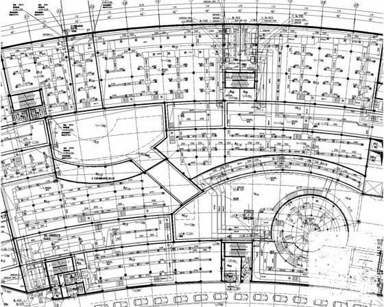 地下商业建筑空调及通风系统设计CAD施工图纸（室外热泵管网人防系统） - 1