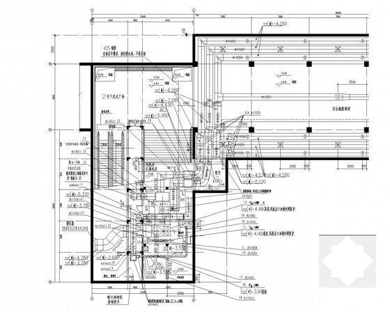 地下商业建筑空调及通风系统设计CAD施工图纸（室外热泵管网人防系统） - 5