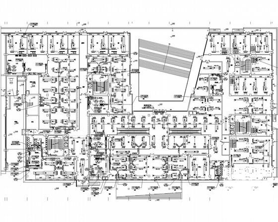 5层商业广场及活动中心空调通风防排烟系统设计CAD施工图纸（地源热泵系统） - 2