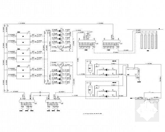 5层商业广场及活动中心空调通风防排烟系统设计CAD施工图纸（地源热泵系统） - 4