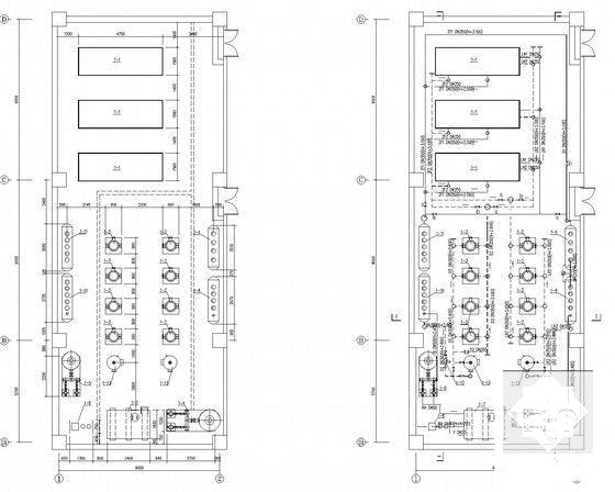 5层商业广场及活动中心空调通风防排烟系统设计CAD施工图纸（地源热泵系统） - 5