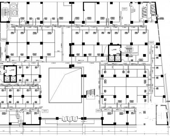 商业广场商住楼空调通风防排烟系统设计CAD施工图纸（中央集中式空调）(螺杆式冷水机组) - 2