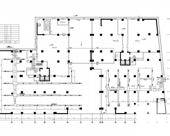 商业广场商住楼空调通风防排烟系统设计CAD施工图纸（中央集中式空调）(螺杆式冷水机组) - 5