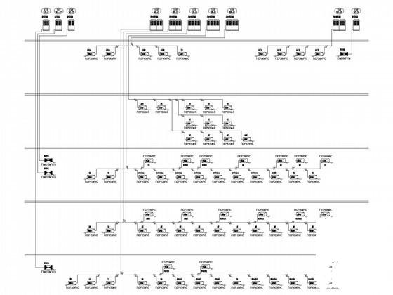 多层商业办公区空调及通风防排烟系统设计CAD施工图纸（空气源热泵多联空调机组） - 3