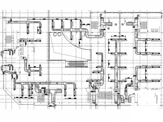 30层商业楼空调通风及排烟系统设计CAD施工图纸（水源热泵） - 2