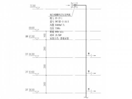 住宅楼机械通风系统设计CAD施工图纸（设计说明） - 3