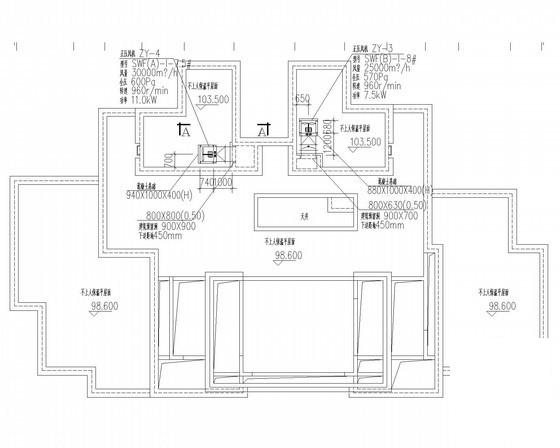 高层住宅楼及地下车库通风消防排烟系统设计CAD施工图纸（大院设计） - 3