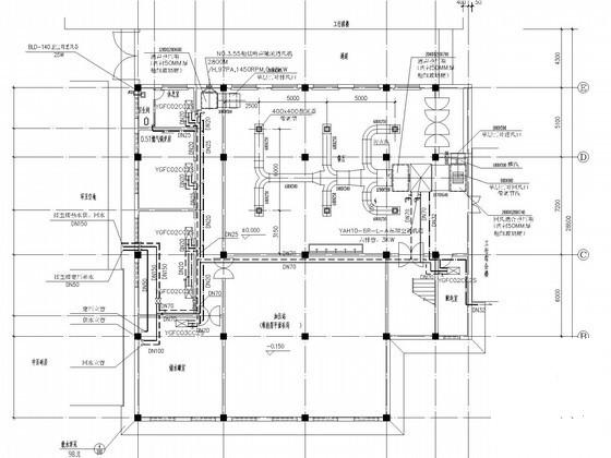 商业综合楼空调系统设计CAD施工图纸（给排水设计） - 1