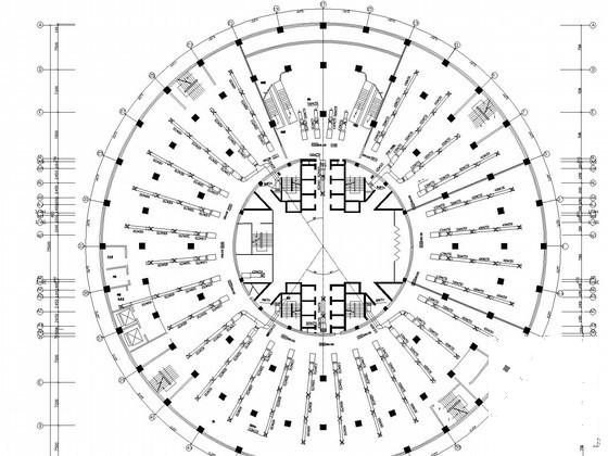 高层商业建筑空调通风系统设计CAD施工图纸（水源空调） - 1