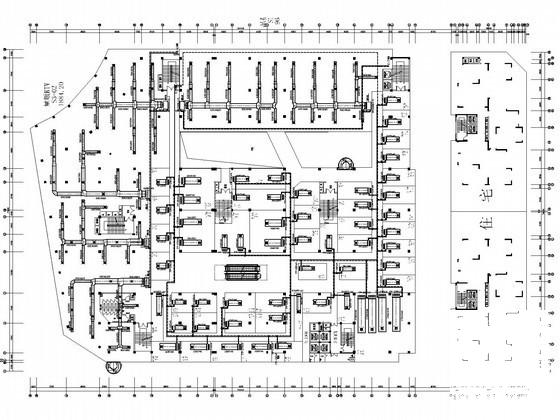 4层商业综合楼空调通风系统设计CAD施工图纸（风冷模块机组） - 3