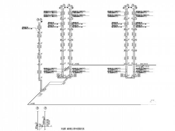 6层住宅楼地暖系统设计CAD施工图纸（地热干管） - 3
