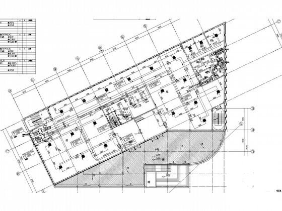 4层商业街建筑空调通风防排烟系统设计CAD施工图纸（大院设计） - 3