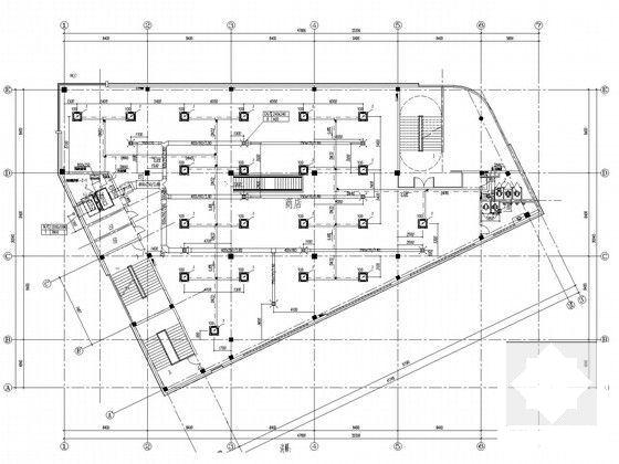 现代4层商业街空调通风及防排烟系统设计CAD施工图纸（大院设计） - 5