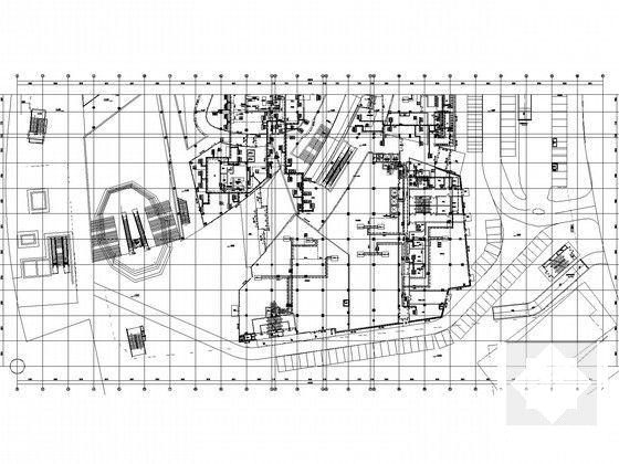 多层商业建筑空调通风系统设计CAD施工图纸(总平面图) - 5