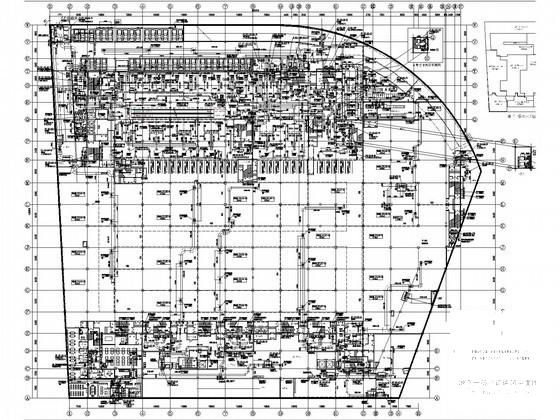5层商业购物中心空调通风及防排烟系统设计CAD施工图纸（大院出图纸） - 3