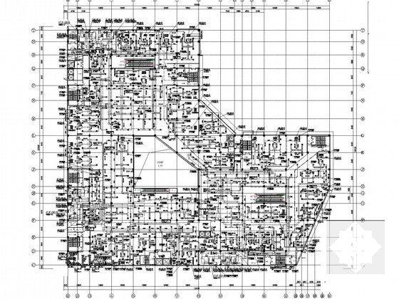 5层商业购物中心空调通风及防排烟系统设计CAD施工图纸（大院出图纸） - 5