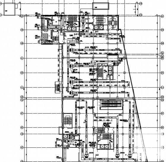 国内25层综合楼暖通空调设计CAD施工图纸(机械加压送风) - 1