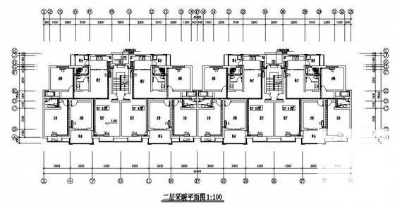 6层住宅楼采暖通风设计CAD施工图纸 - 4