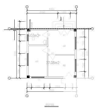节制闸施工施工安装CAD图纸（包括水工、建筑、金属结构部分）(总平面布置图) - 1