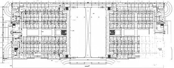 4层会展中心暖通工程设计CAD施工图纸(空调水系统图) - 1