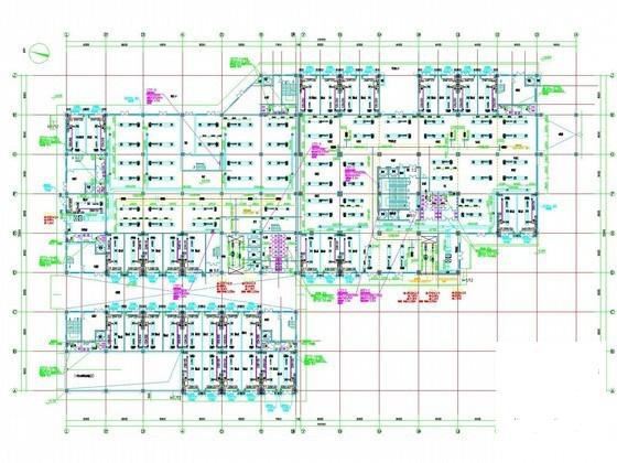 23层商业综合体空调通风及防排烟系统设计CAD施工图纸（节能设计） - 1