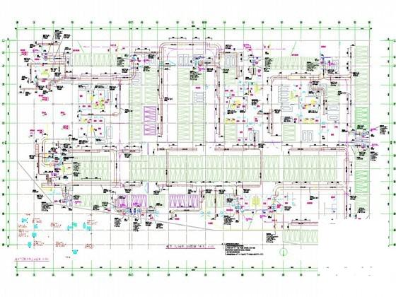 33层商业建筑空调通风及防排烟系统设计CAD施工图纸（制冷机房设计） - 3