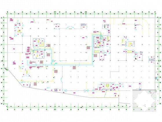 33层商业建筑空调通风及防排烟系统设计CAD施工图纸（制冷机房设计） - 4