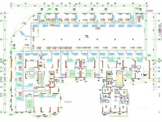 11层商业住宅综合楼空调通风及防排烟系统设计CAD施工图纸(风冷涡旋冷水机组) - 2