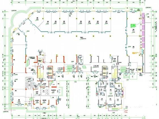 11层商业住宅综合楼空调通风及防排烟系统设计CAD施工图纸(风冷涡旋冷水机组) - 3