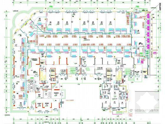 11层商业住宅综合楼空调通风及防排烟系统设计CAD施工图纸(风冷涡旋冷水机组) - 4