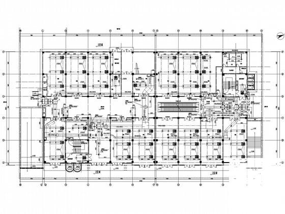 6层商业楼涡旋热泵系统及通风防排烟设计CAD施工图纸 - 3