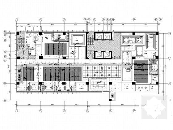 高层商业大厦空调通风及防排烟系统设计CAD施工图纸（布线图纸） - 5