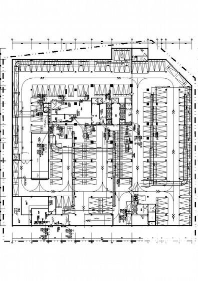 23层商业大厦通风及防排烟系统设计CAD施工图纸 - 1