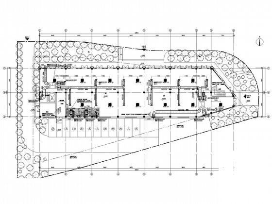 2层商业建筑空调通风及防排烟系统设计CAD施工图纸 - 1