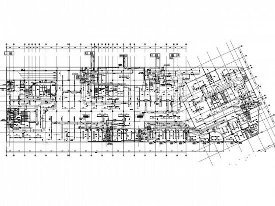 11层大型商业广场空调通风及防排烟系统设计CAD施工图纸（采暖设计） - 1
