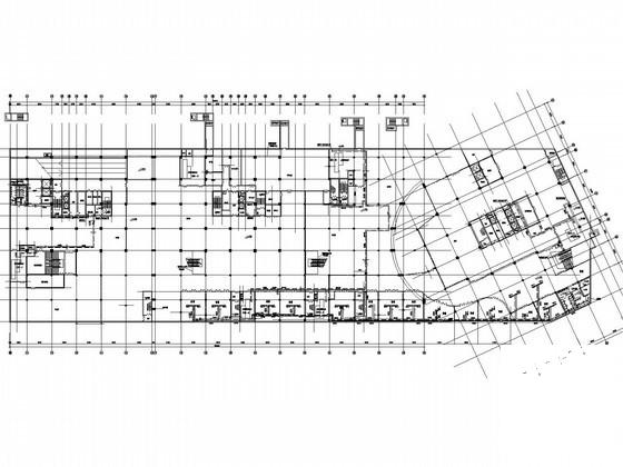 11层大型商业广场空调通风及防排烟系统设计CAD施工图纸（采暖设计） - 2