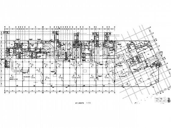 11层大型商业广场空调通风及防排烟系统设计CAD施工图纸（采暖设计） - 3
