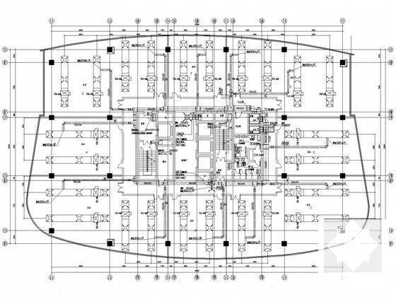 11层大型商业广场空调通风及防排烟系统设计CAD施工图纸（采暖设计） - 4