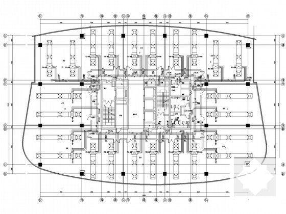 11层大型商业广场空调通风及防排烟系统设计CAD施工图纸（采暖设计） - 5