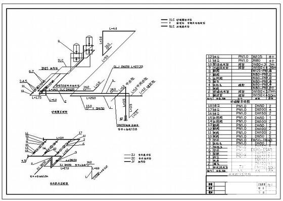 大学中水工程CAD施工图纸（工程已竣工）(回用水处理) - 1