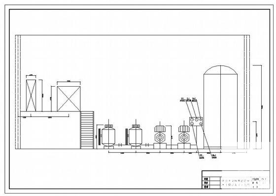 大学中水工程CAD施工图纸（工程已竣工）(回用水处理) - 2