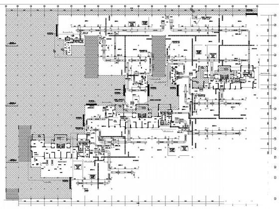 33层商业住宅楼综合建筑群通风防排烟系统设计CAD施工图纸（人防设计） - 3