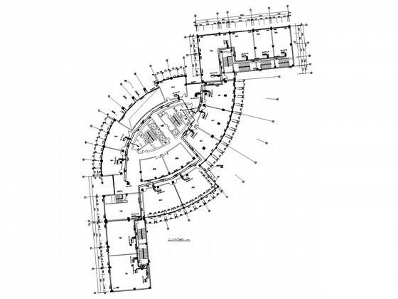 7层办公商业建筑数码涡旋中央空调系统CAD施工图纸(室内机安装) - 2