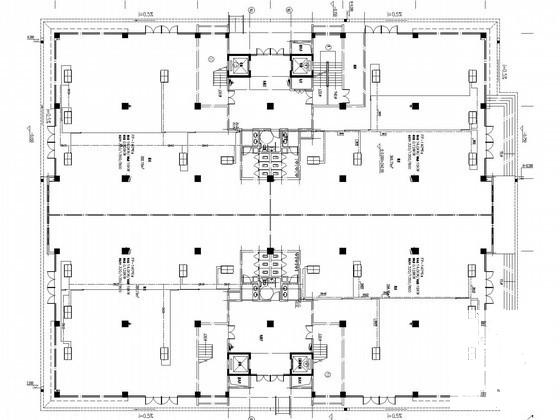 商业办公建筑空调新风系统设计CAD施工图纸（负荷计算多联机系统） - 1