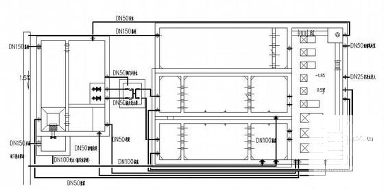 MBR工程工艺设计CAD施工图纸（设计说明，） - 1