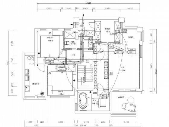 小型别墅暖通空调系统设计CAD施工图纸（地源热泵） - 2