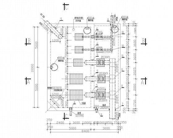 污水处理厂CAD施工图纸（不含设计说明） - 5